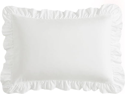 KKJIAF Ruffle Body Pillow Cases Set of 1, Ruffled Pillow Covers - Image 7