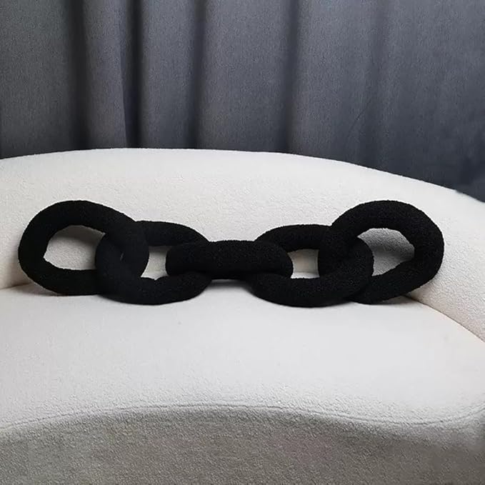 Long Chain Throw Pillow Knot Pillow，Knotted Chain Shape Cushion Dorm Room Decor - Image 6