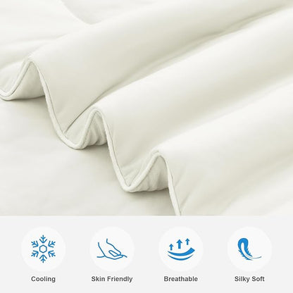 EASELAND Cooling Comforter Twin, Cold Touch Fabric Absorbs Body Heat, - Image 2