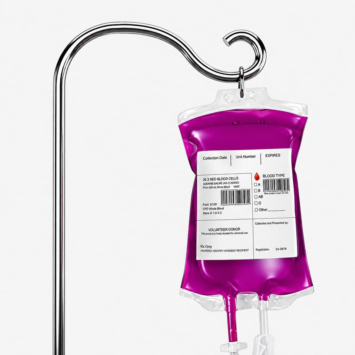 MGparty 80 Pack Blood Bags for Drinks Reusable IV Drink Pouches for Halloween Party Decorations Vampire Zombie Party Juice Containers Props, 10 fl.oz