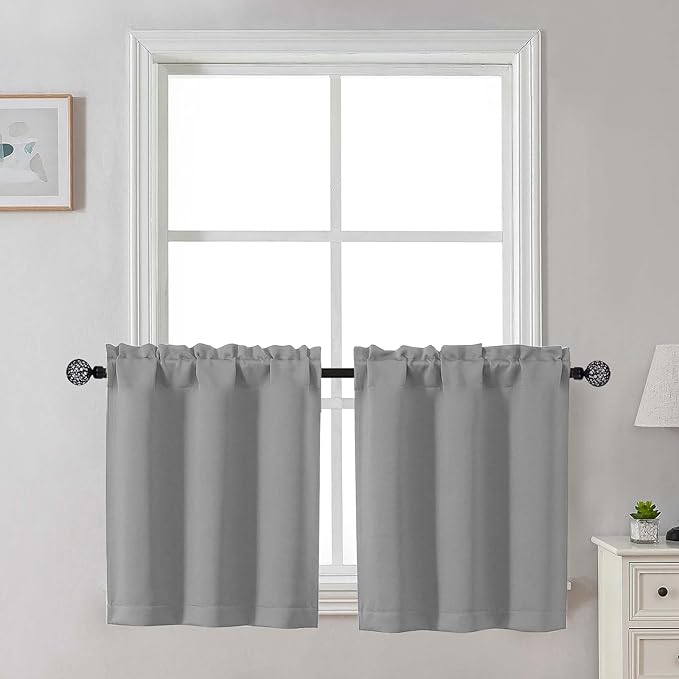 Gwine 24 Inch Long Tier Curtains by Gwine