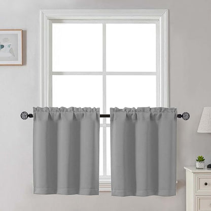Gwine 24 Inch Long Tier Curtains by Gwine