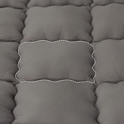 Marine Moon Mattress Topper King Cooling Bed Topper, Extra Thick Soft Mattress - Image 8