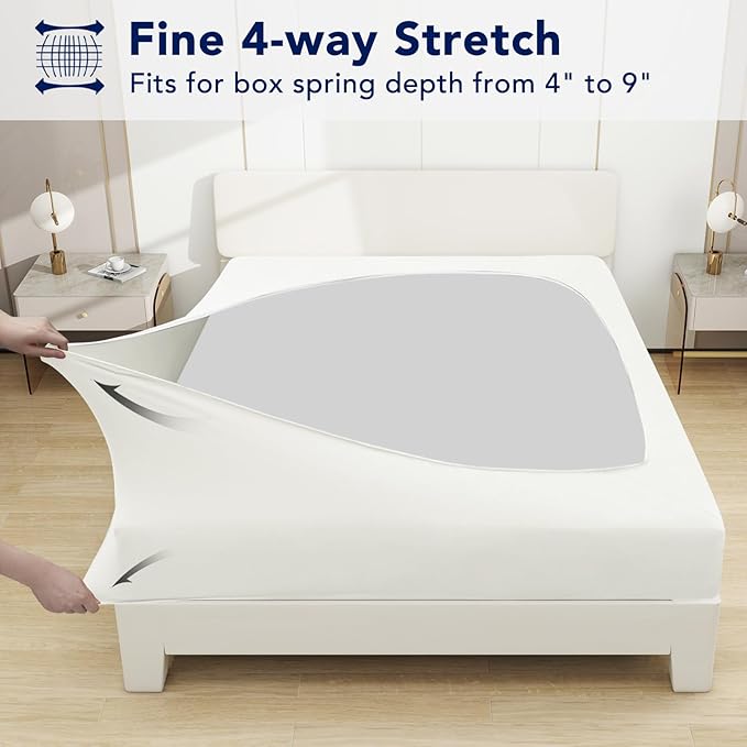 PureFit Stretchy Box Spring Cover King - Image 3