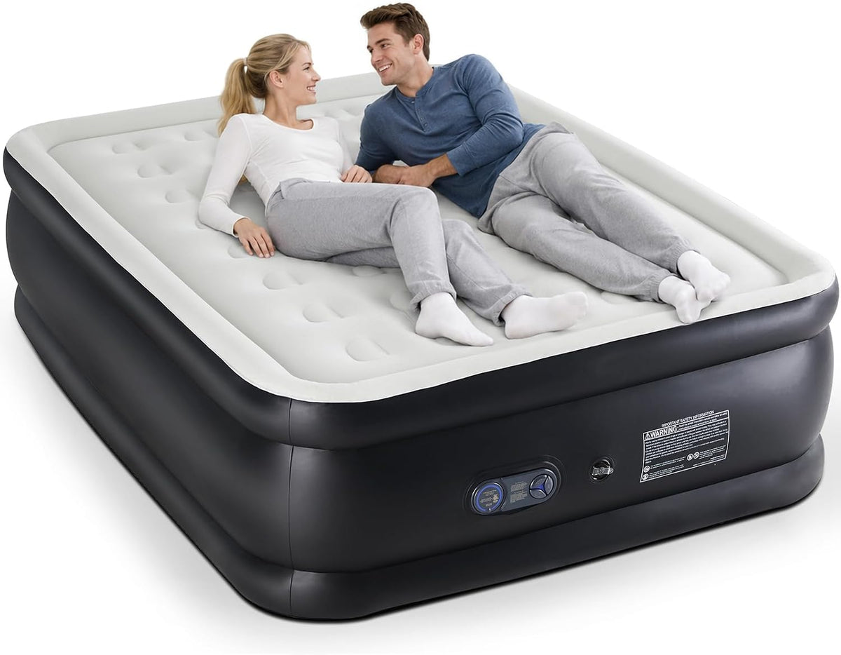 sweetcrispy weight capacity 660 lbs air bed, double, main product view