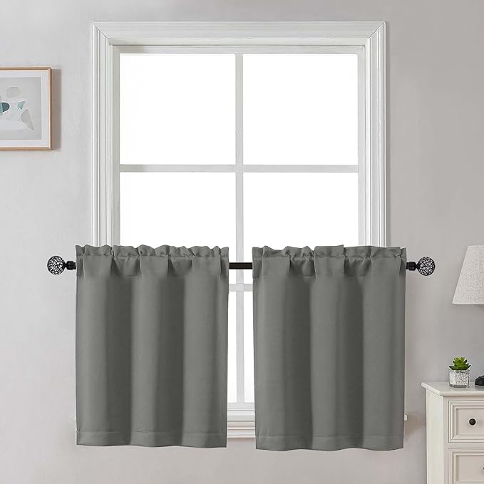 Gwine 24 Inch Long Tier Curtains by Gwine