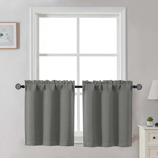 Gwine 24 Inch Long Tier Curtains by Gwine