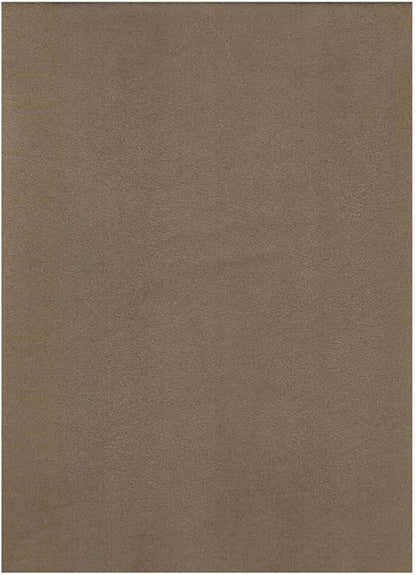 BOWERY HILL Full-Size Suede Peat Fabric Futon in Brown-Frame Not Included - Image 3