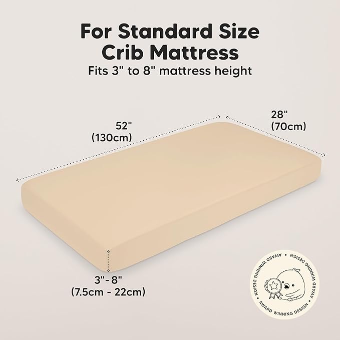 KeaBabies 2-Pack Baby Crib Sheets - Image 3
