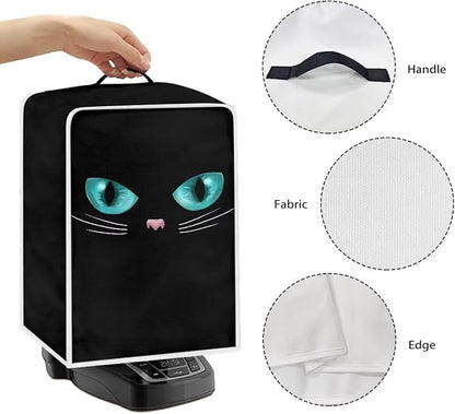 Mumeson Black Cat Coffee Maker Cover Kitchen Stand Mixer or Coffee Maker Covers - Image 4