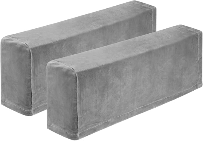 uxcell 2Pcs Stretch Armrest Covers, Polyester Soft Armchair Slipcovers Couch by uxcell