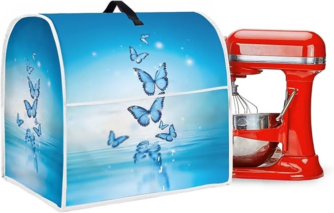 Butterfly Stand Mixer Cover Dust Protective Blue Stand Mixer Covers - Image 4