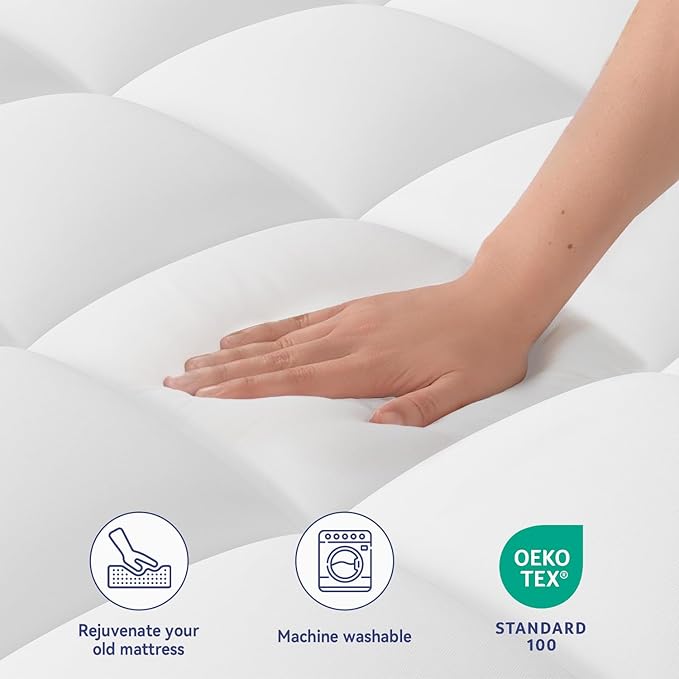ELEMUSE Full XL Mattress Topper - Image 3