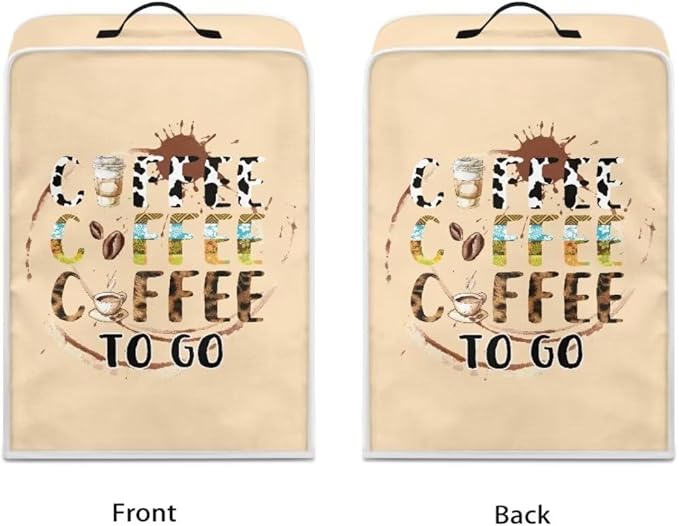 Mumeson Coffee Cup Coffee Maker Cover, Modern Stand Mixer Cover, Coffee Beans - Image 2