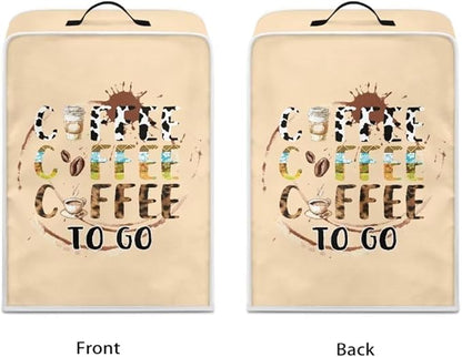 Mumeson Coffee Cup Coffee Maker Cover, Modern Stand Mixer Cover, Coffee Beans - Image 2
