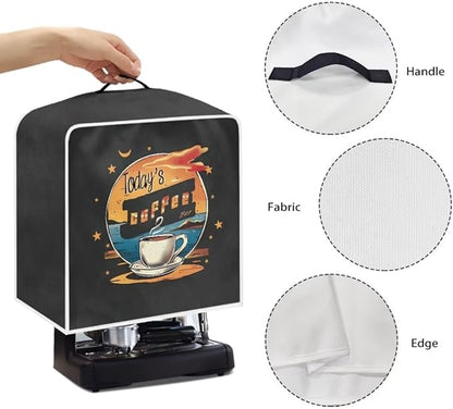 Mumeson Coffee Cup Print Coffee Maker Cover, Blender Dust Cover Juice Machine - Image 5
