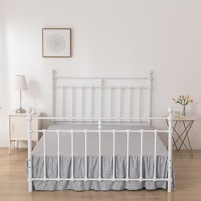 Bed Skirt King Size Ruffled Bed Skirt - Image 3