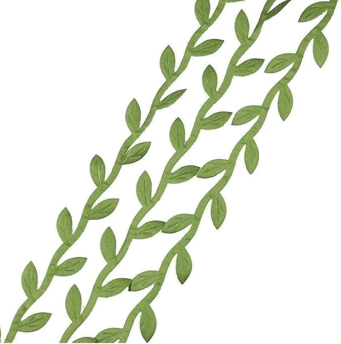 66 ft Leaf Ribbon, Artificial Eucalyptus Garland Rattan Leaf String, Decorative - Image 8