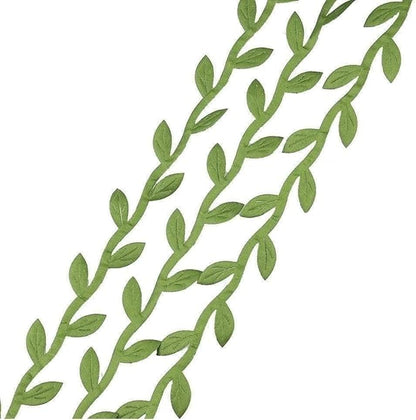 66 ft Leaf Ribbon, Artificial Eucalyptus Garland Rattan Leaf String, Decorative - Image 8
