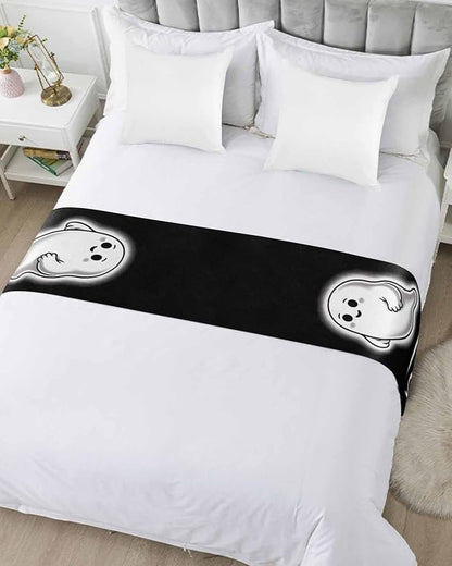 Halloween Cute Ghost Boo Bed Runners - Image 3