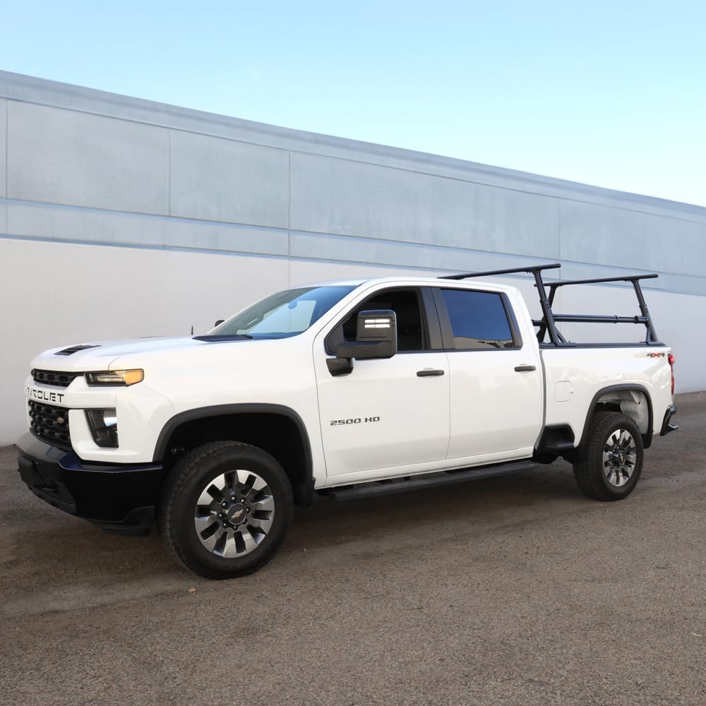 Syneticusa AR Retractable Tonneau Cover+R1 Rack Fit 2000-2027 Ram 1500 2500