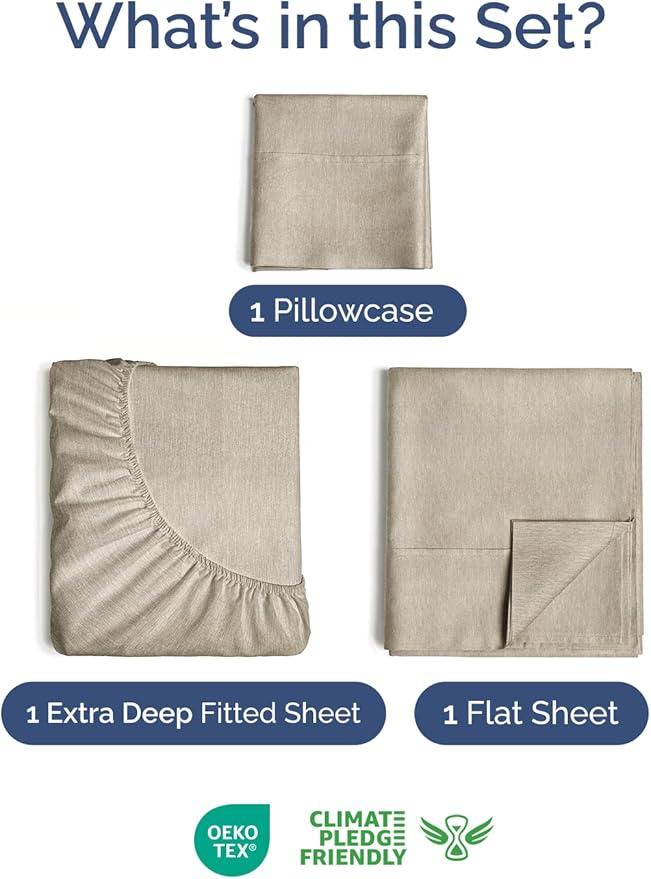 Extra Deep Pocket Twin XL Sheets - Image 2