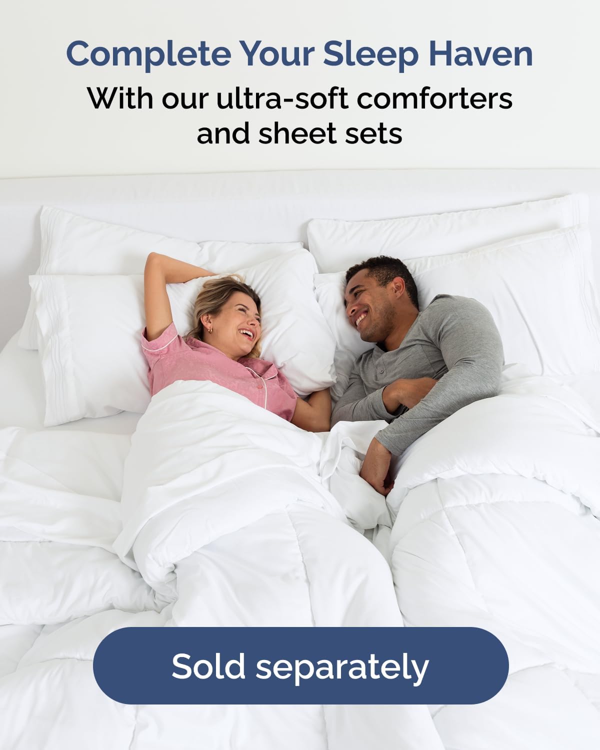 Wrap Around Dust Ruffle Bed Skirt - White - for Queen Size Beds with 15 Inch Drop - Easy Fit Elastic Strap - Adjustable Pleated Bedskirt w/Brushed Fabric - Wrinkle Free - for Women, Men, Kids & Teens