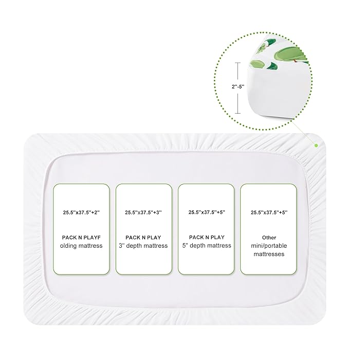 TILLYOU Pack and Play Sheet - Image 3