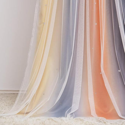 Kinryb Rainbow Blackout Curtains - Image 6