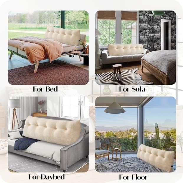Large Bolster Triangular Headboard Wedge Backrest Positioning Support Bed Rest - Image 5