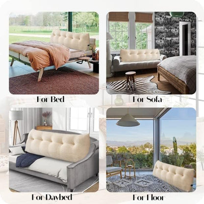 Large Bolster Triangular Headboard Wedge Backrest Positioning Support Bed Rest - Image 5