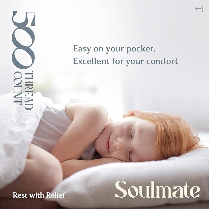 Mayfair Linen 100% Egyptian Cotton 2 Pack Twin Sheet Set - Image 3