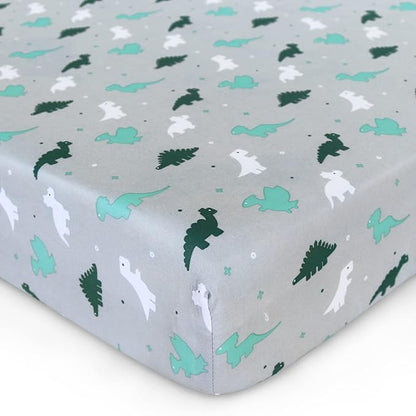 Crib Sheets for Boys or Girls 4 Pack, Baby Crib Sheets 52'' x 28'' for Standard - Image 4