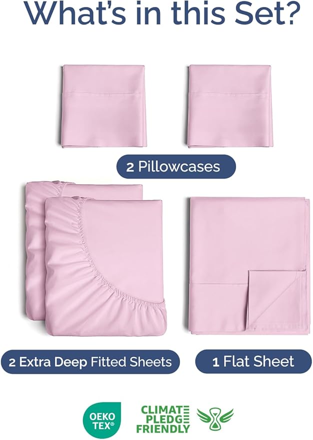 Extra Deep Pocket Split King Sheets - Image 2