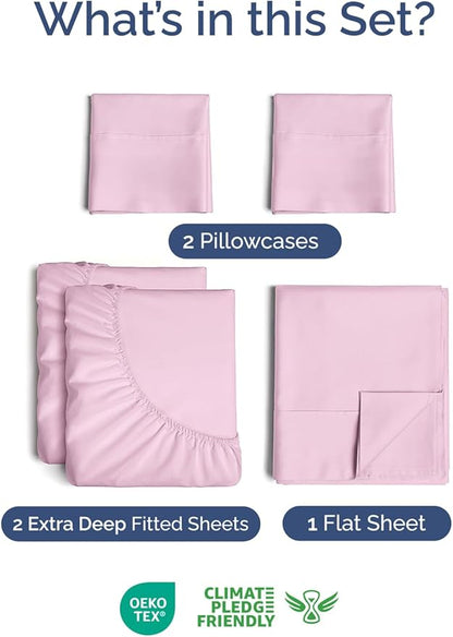 Extra Deep Pocket Split King Sheets - Image 2