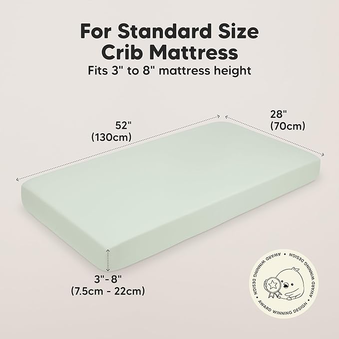 KeaBabies 2-Pack Baby Crib Sheets - Image 3
