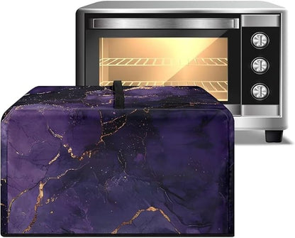 Microwave Oven Dust Cover, Marble Foldable Decorative Air Fryer Toaster Oven - Image 2