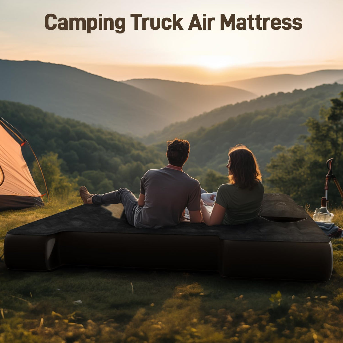 umbrauto air mattress for 5.5-5.8 ft full-size short, package contents