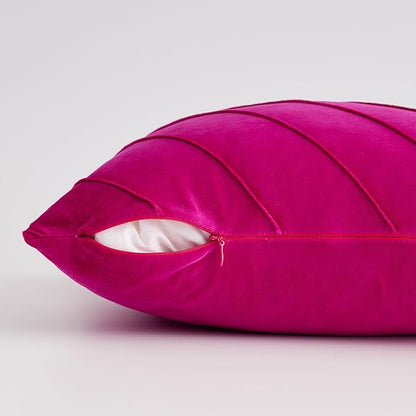 GIGIZAZA Hot Pink Velvet Pillow Covers 16x16 - Image 4