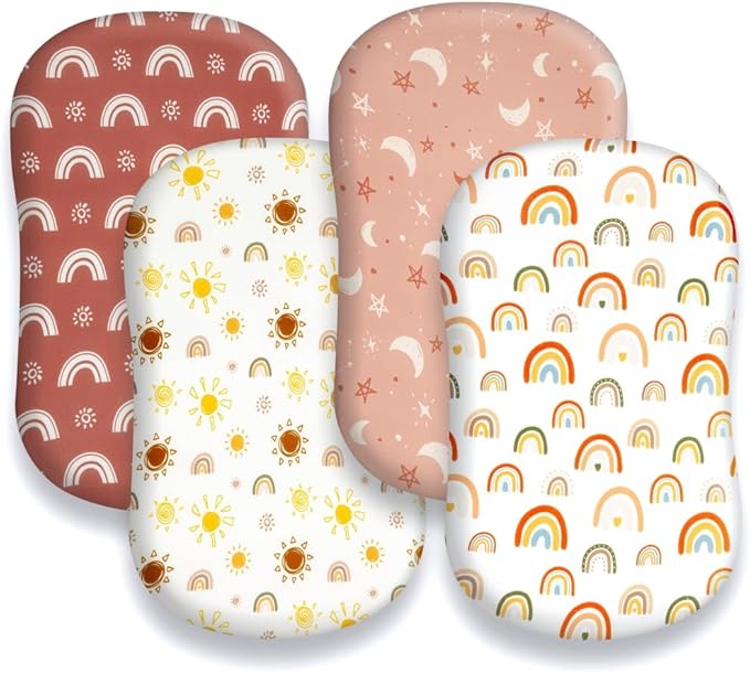 Jola's House 4 Pack Boho Bassinet Sheets - Image 2