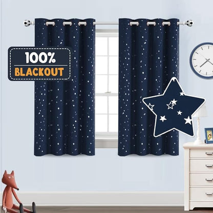 PrinceDeco Blackout Kids Curtains by PrinceDeco