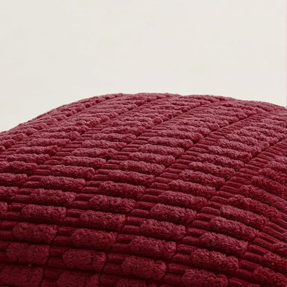 Fancy Homi 4 Packs Burgundy Decorative Throw Pillow Covers 14x24 Inch - Image 5