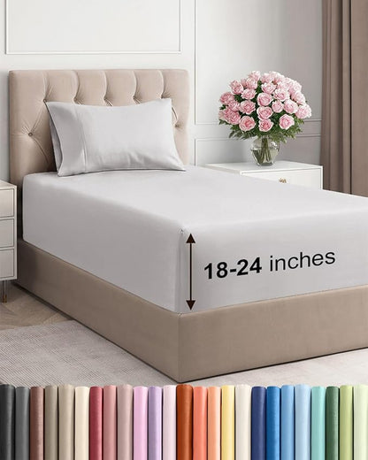 Extra Deep Pocket Twin Sheets by CGKUnlimited