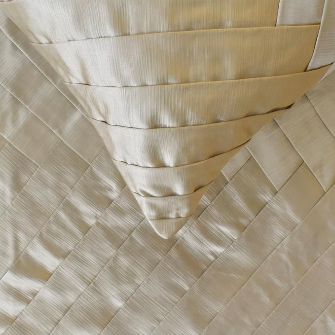 The HomeCentric King/Queen/Twin Ivory Designer Twin 53"x18" Bed Runner Without - Image 3