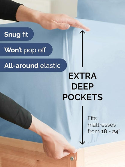 Extra Deep Queen Fitted Sheet - Image 2