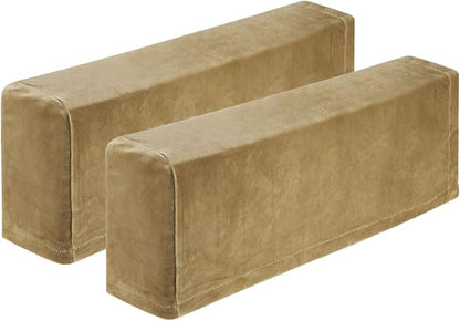 uxcell 2Pcs Stretch Armrest Covers, Polyester Soft Armchair Slipcovers Couch by uxcell