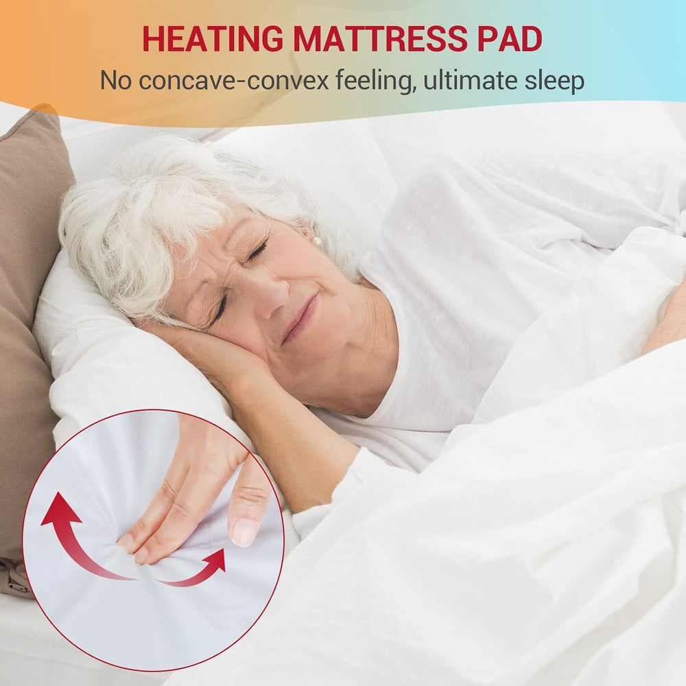 Comfytemp Heated Mattress Pad Mini Twin Size 31" x 55", Single Cont...