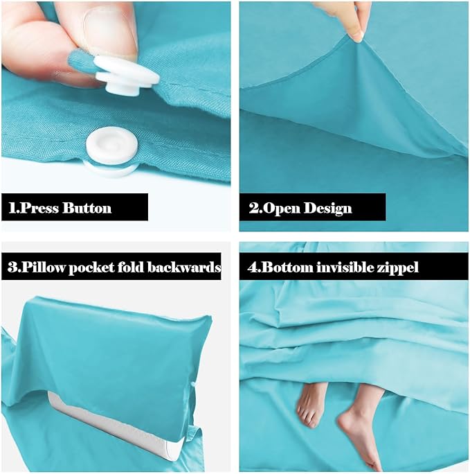 Sleeping Bag Liner, Travel Sheet & Adult Sleep Sack, Camping Sheets Travel - Image 3