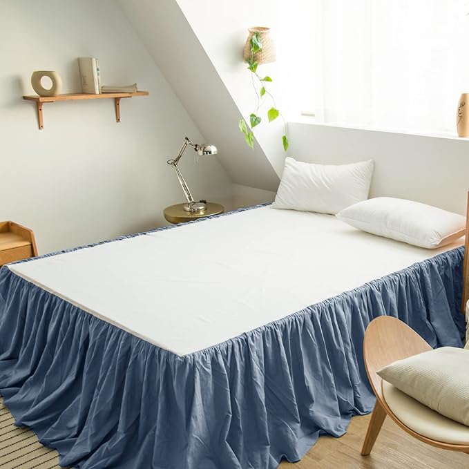 BISELINA French Linen Bed Skirt - Image 6