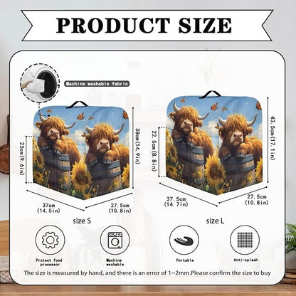 Kitchen Aid Stand Mixer Covers Highland Cow Sunflower Kitchen Appliance Dust - Image 6